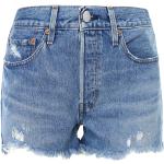 Reduzierte Blaue LEVI'S Vintage Clothing Jeans-Shorts aus Denim für Damen 