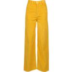 Reduzierte Goldene Streetwear LEVI'S Die Simpsons Cordhosen mit Reißverschluss aus Cord für Damen Weite 26 