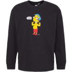 Reduzierte Schwarze Langärmelige LEVI'S Die Simpsons T-Shirts für Herren Größe L 