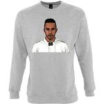 Graue Lewis Hamilton Bio Herrensweatshirts Größe XL 