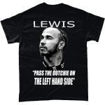 Saphirblaue Lewis Hamilton T-Shirts aus Baumwolle für Herren 