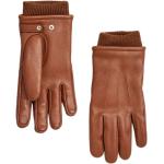 Reduzierte Braune Touchscreen-Handschuhe für Herren Größe XL für den für den Winter 