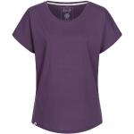 Lila Oversize Bio Nachhaltige T-Shirts aus Baumwolle für Damen Größe XS 
