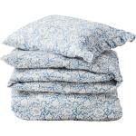 Blaue Blumenmuster Bettwäsche Sets & Bettwäsche Garnituren aus Baumwolle 150x210 
