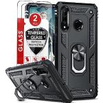 Reduzierte Schwarze Huawei P30 Lite Hüllen Art: Bumper Cases mit Bildern mit Schnalle mit Schutzfolie 