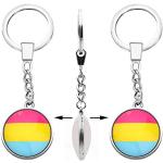 Nickelfreie Bunte Geflochtene LGBT Schlüsselanhänger & Taschenanhänger für Damen 