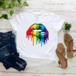 Anthrazitfarbene Oversize Kurzärmelige LGBT Lesbian Pride T-Shirts für Herren Größe 3 XL 
