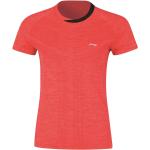 Korallenrote Melierte Li Ning Print-Shirts für Damen Größe XL 