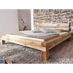 Reduzierte Möbel-Eins Holzbetten geölt aus Massivholz 160x200 