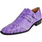 Lila Business Hochzeitsschuhe & Oxford Schuhe mit Schnürsenkel für Herren Größe 47 