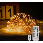 Reduzierte LED Lichterketten mit Weihnachts-Motiv aus Kupfer 