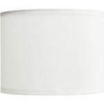 Licht-Erlebnisse Lampenschirm Stoff Zylinder Weiß für E14 Tischlampe - weiß Multi-material LE49371