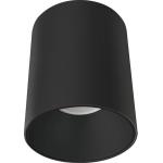 Schwarze Moderne licht-erlebnisse LED Aufbaustrahler aus Kunststoff GU10 
