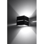 Reduzierte Schwarze licht-erlebnisse Rechteckige Bauhaus Lampen aus Aluminium 