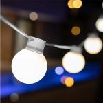 Weiße LICHT-TREND LED Solarleuchten aus Kunststoff 