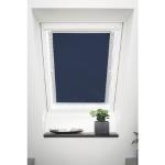 Lichtblick Dachfenster Sonnenschutz Thermofix verdunkelnd blau 59x118,9 cm