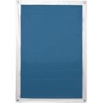 LICHTBLICK ORIGINAL Dachfensterrollo »Haftfix Hitzeschutz Verdunkelung«, abdunkelnd, ohne Bohren, verspannt, mit Thermobeschichtung, blau, blau