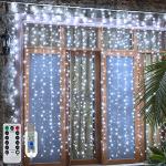 Reduzierte Weiße LED Lichterketten mit Weihnachts-Motiv mit Timer 