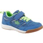 Blaue Lico Low Sneaker mit Klettverschluss in Normalweite aus Textil mit Reflektoren für Kinder Größe 34 