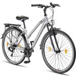 Licorne Bike L-V-ATB Premium Trekking Bike in 28 Zoll - Fahrrad für Herren, Jungen, Mädchen und Damen - Shimano 21 Gang-Schaltung - Citybike - Männerfahrrad