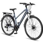 Licorne Bike Premium Touring Trekking Bike in 28 Zoll - Fahrrad für Jungen, Mädchen, Damen und Herren - 21 Gang-Schaltung - Mountainbike - Crossbike
