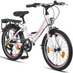 Licorne Bike Stella Premium City Bike 20,24,26 und 28 Zoll Fahrrad für Mädchen Herren und Damen 21 Gang (6 Gang bei 20 Zoll) Holland Citybike