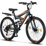 Licorne Bike Strong 2D Premium Mountainbike in 26, 27,5 und 29 Zoll - Fahrrad für Jungen, Mädchen, Damen und Herren - Scheibenbremse vorne und hinten - Shimano 21 Gang-Schaltung -