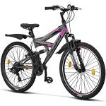 Licorne Bike Strong V Premium Mountainbike in 26 Zoll - Fahrrad für Jungen, Mädchen, Damen und Herren - 21 Gang-Schaltung - Vollfederung