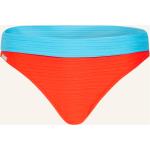 Hellblaue Gestreifte LIDEA BY MARYAN MEHLHORN Bikinihosen & Bikinislips aus Polyamid für Damen Größe M 