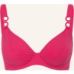 Reduzierte Pinke LIDEA BY MARYAN MEHLHORN Bikini-Tops aus Polyamid mit verstellbaren Trägern für Damen Größe M 