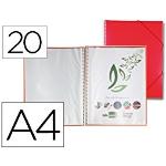 Rote Liderpapel Präsentationsmappen & Angebotsmappen DIN A4 aus Papier 