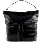 Schwarze Lack-Optik Liebeskind Lederhandtaschen aus Leder für Damen 