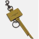 Liebeskind Berlin - Leder Schlüsselanhänger mit Karabinerhaken und Schlüsselring, Gelb, Größe 1