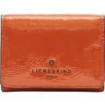 Orange Lack-Optik Liebeskind Damengeldbörsen & Damengeldbeutel aus Lackleder mit RFID-Schutz 