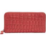 Rote Liebeskind Gigi Portemonnaies & Wallets mit Reißverschluss aus Rindsleder mit RFID-Schutz 