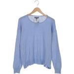 Reduzierte Hellblaue Lieblingsstück Nachhaltige Kaschmir-Pullover aus Wolle für Damen Größe S 