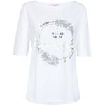 Offwhitefarbene Lieblingsstück Nachhaltige T-Shirts für Damen Größe L 