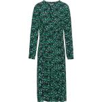 Reduzierte Grüne Lieblingsstück Midi Nachhaltige V-Ausschnitt Midikleider & knielange Kleider aus Viskose für Damen Größe L 