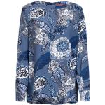 Blaue Lieblingsstück Nachhaltige U-Ausschnitt Blusenshirts & Schlusen für Damen Größe M 