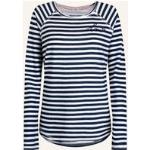 Reduzierte Blaue Bestickte Lieblingsstück Damensweatshirts aus Baumwolle Größe XS 