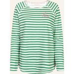 Reduzierte Grüne Bestickte Lieblingsstück Nachhaltige Damensweatshirts aus Baumwolle Größe XS 