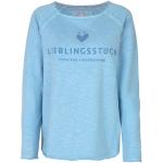 Blaue Lieblingsstück Nachhaltige Rundhals-Ausschnitt Damensweatshirts aus Baumwolle mit Kapuze Größe XL 