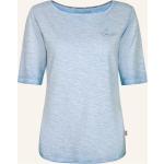 Hellblaue Lieblingsstück Nachhaltige T-Shirts aus Baumwolle für Damen Größe M 