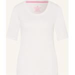 Reduzierte Weiße Lieblingsstück Nachhaltige T-Shirts aus Baumwolle für Damen Größe S 