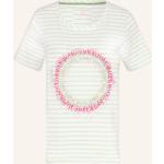 Reduzierte Hellgrüne Lieblingsstück Nachhaltige T-Shirts aus Baumwolle für Damen Größe XS 