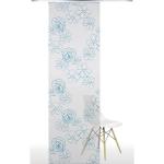 Blaue Liedeco Schiebegardinen & Schiebevorhänge aus Polyester mit Klettband 