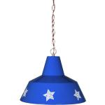 Lief LIEF Coole Pendelleuchte Blau mit weißen Sternen Kinderzimmerlampen für Jungen