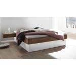 Reduzierte Betten mit Bettkasten aus Nussbaum 180x210 