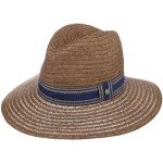 Braune Lierys Panamahüte aus Stroh 57 für Damen Übergrößen für den für den Sommer 