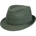 Hellgrüne Lierys Trilbies & Fedora-Hüte aus Wolle 58 für Damen Größe L für den für den Winter 